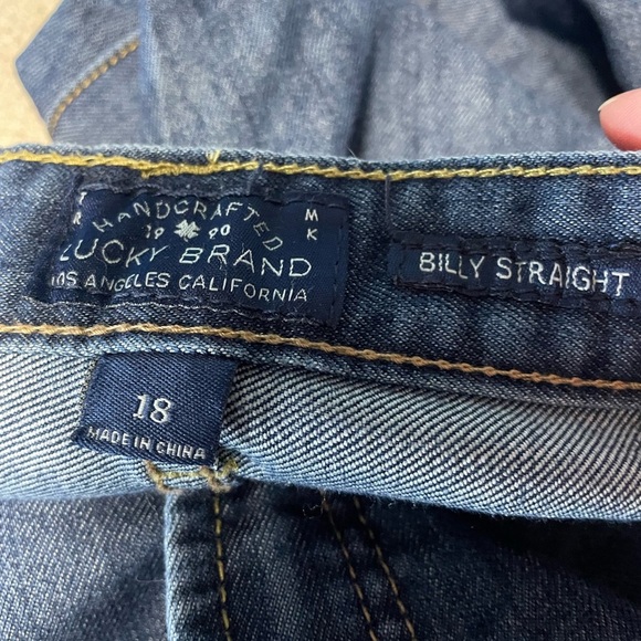 Lucky brand Billy straight leg jeans boys size 18 - Picture 3 of 4